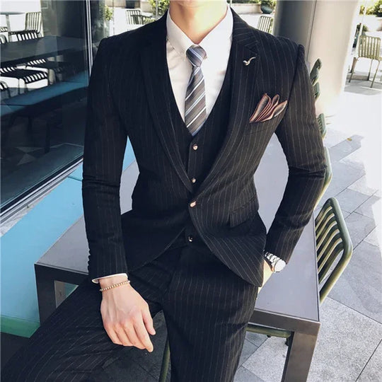 Men's Double Breasted Wedding Guest Suit
