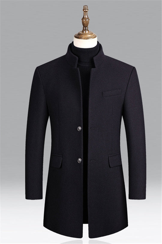 Men's Formal Warm Buttons Coat