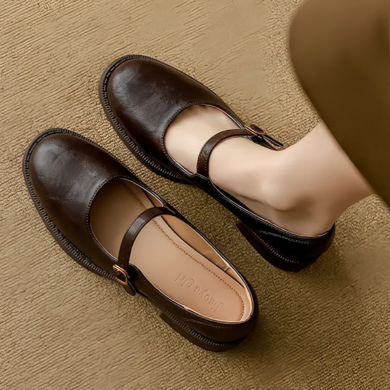 Ruby | Block Heel Mary Jane Shoes