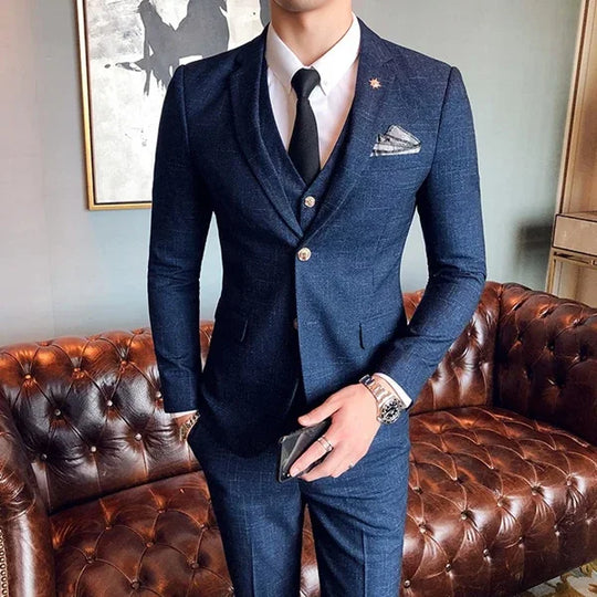 Men's Double Breasted Wedding Guest Suit