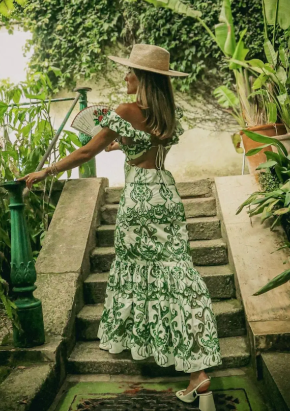 Women's Backless Maxi Summer Dress