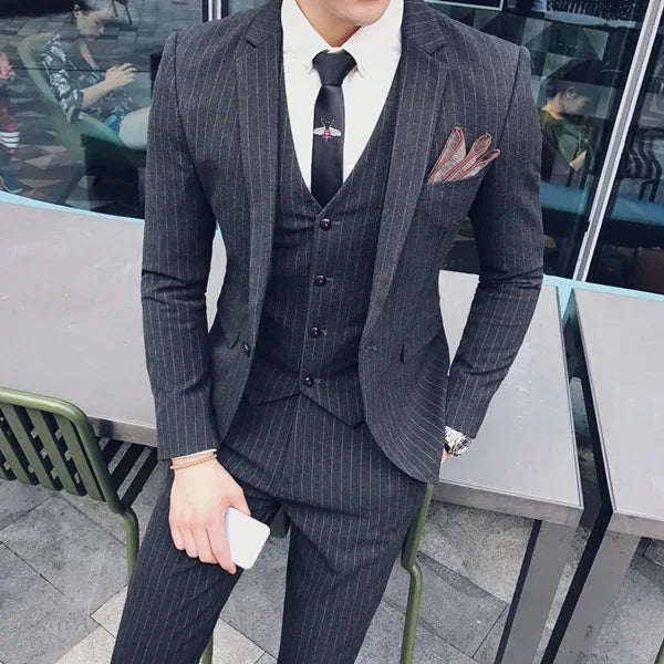 Men's Double Breasted Wedding Guest Suit