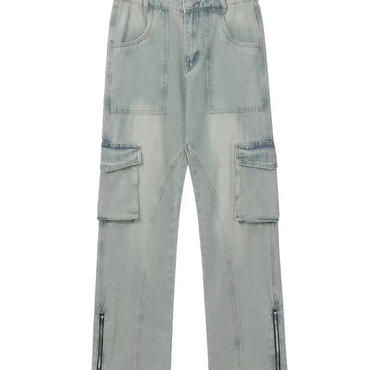 Men's Baggy Jeans With Side Pockets