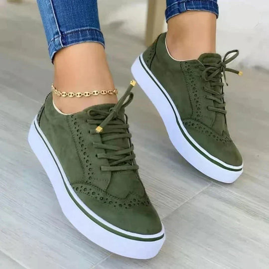Vivienne | Lace Up Detail Platform Sneakers