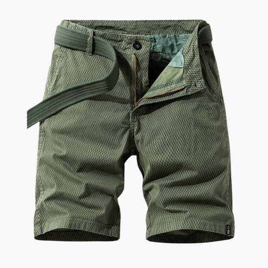 Julian | Textured Check Chino Shorts