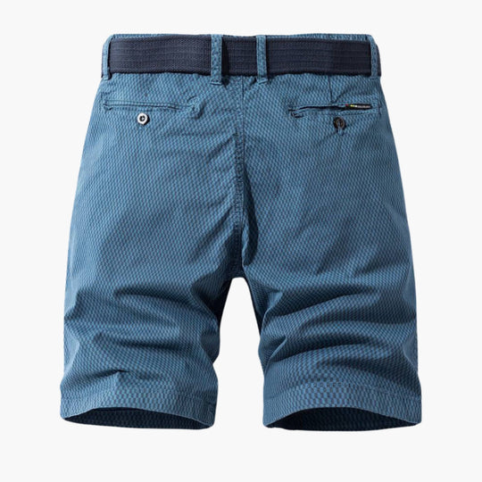 Julian | Textured Check Chino Shorts
