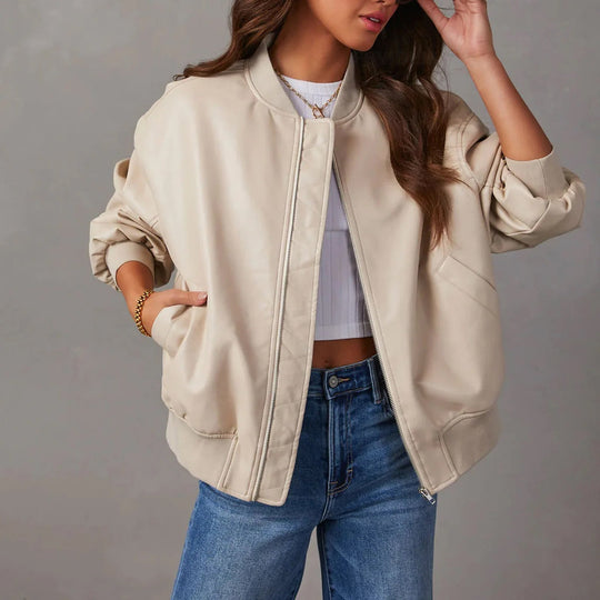 Women's Oversized Bomber Jacket