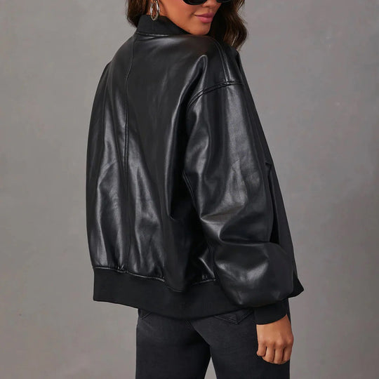 Women's Oversized Bomber Jacket