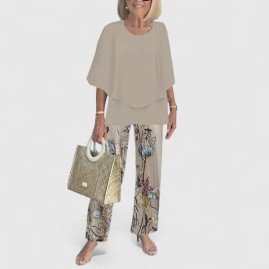 Two Piece Set for Women featuring a Flawless Fit and Lasting Comfort, showcasing a stylish and sophisticated Co Ord Set ideal for various occasions. 1