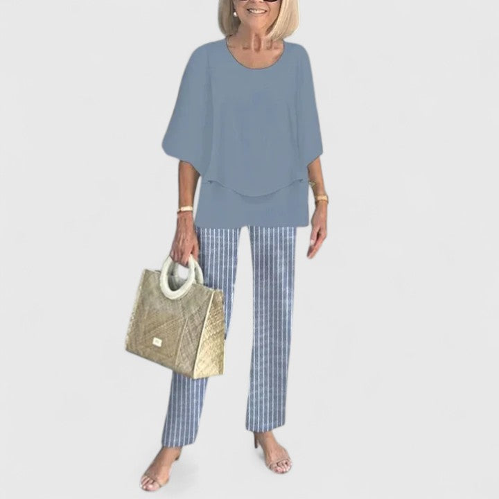 Two Piece Set for Women featuring a Flawless Fit and Lasting Comfort, showcasing a stylish and sophisticated Co Ord Set ideal for various occasions. 2
