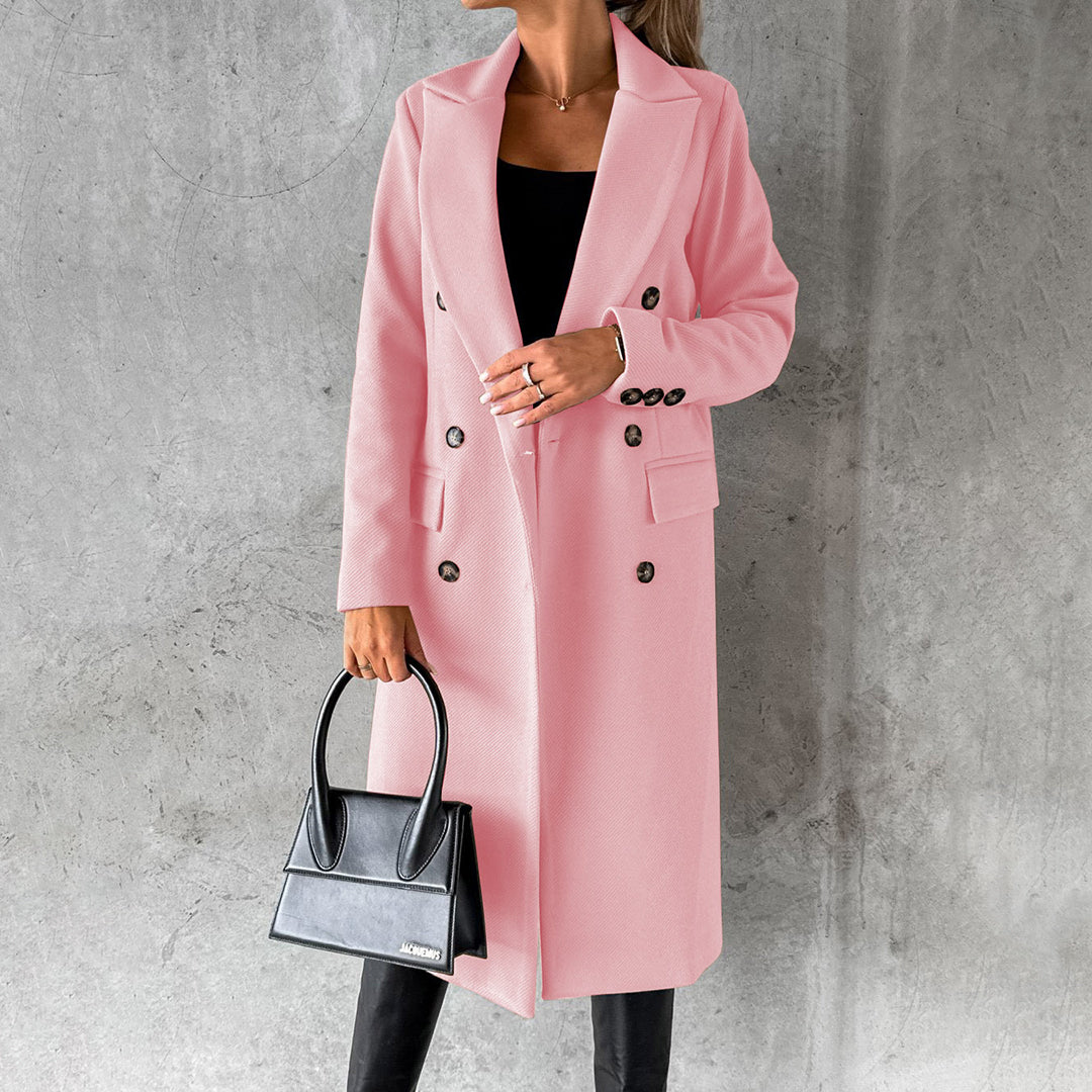 Women's Buttoned Winter Overcoat