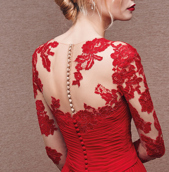 Womens 3/4 Sleeve Maxi Wedding Guest Dress