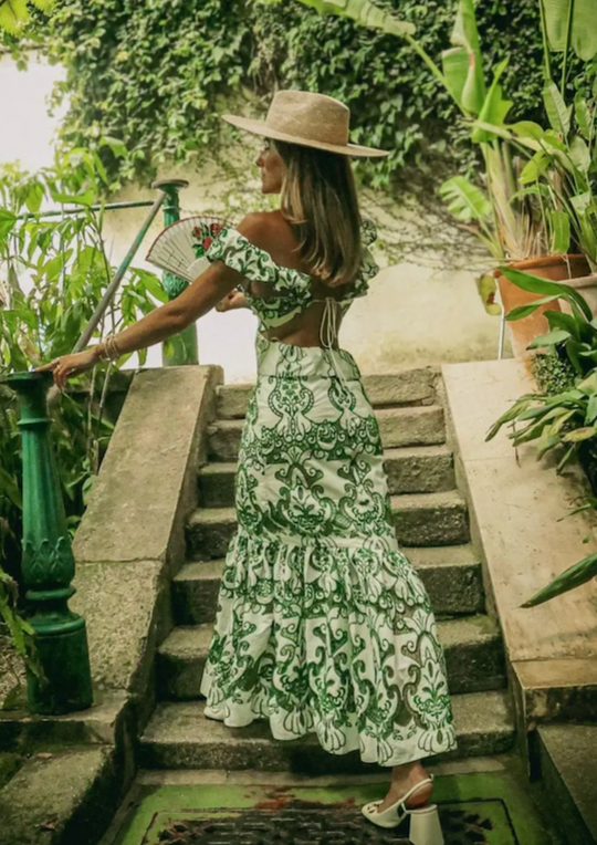 Women's Backless Maxi Summer Dress