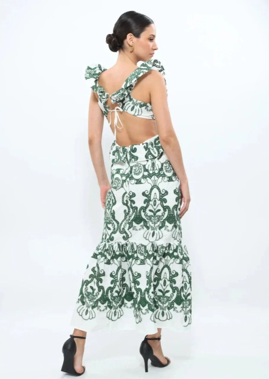 Women's Backless Maxi Summer Dress