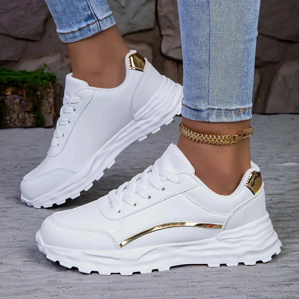 Women's Casual White Trainers