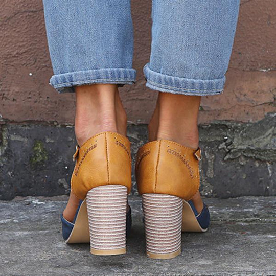 Women’s Heels With Low Block Heel