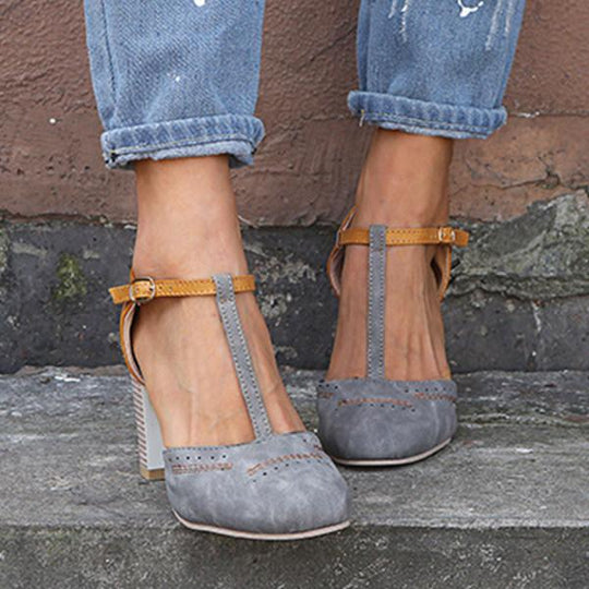 Women’s Heels With Low Block Heel