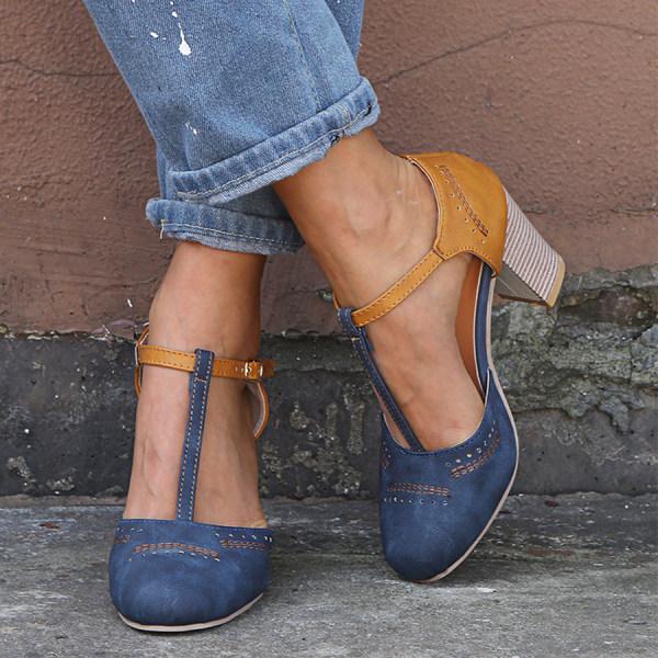 Women’s Heels With Low Block Heel