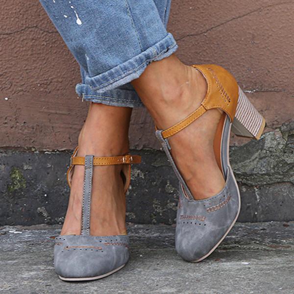 Women’s Heels With Low Block Heel