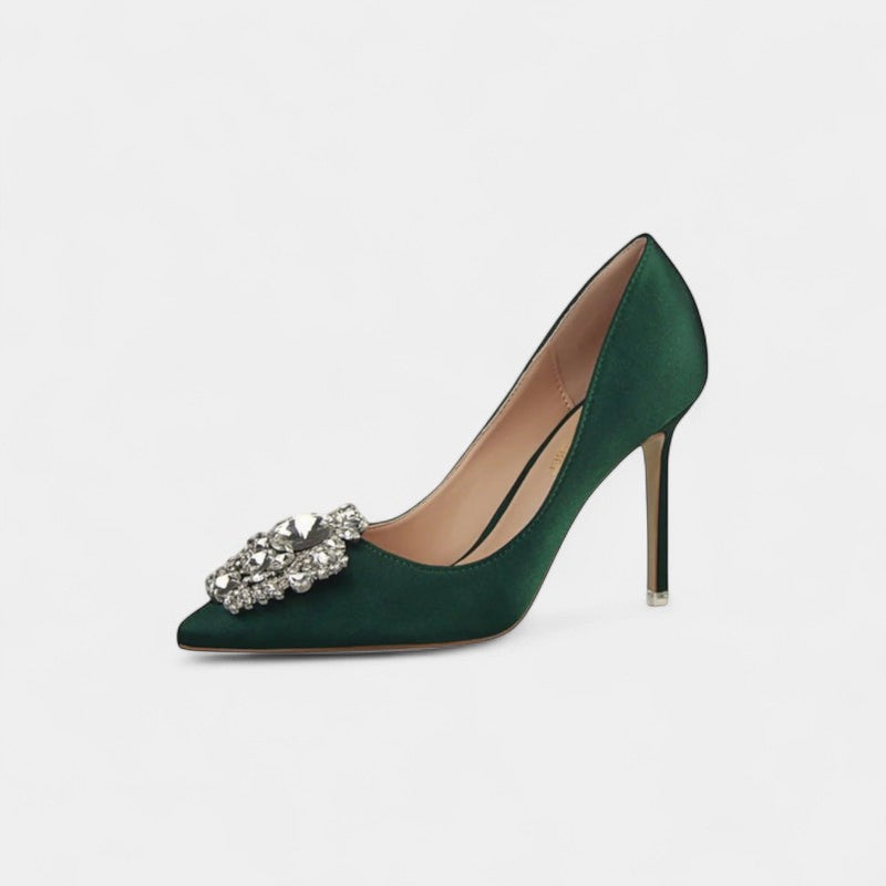 Women’s High Heel Pumps With Decorative Detail