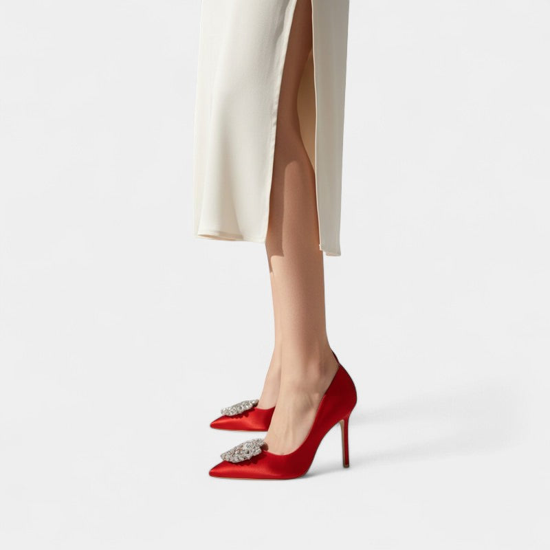 Women’s High Heel Pumps With Decorative Detail