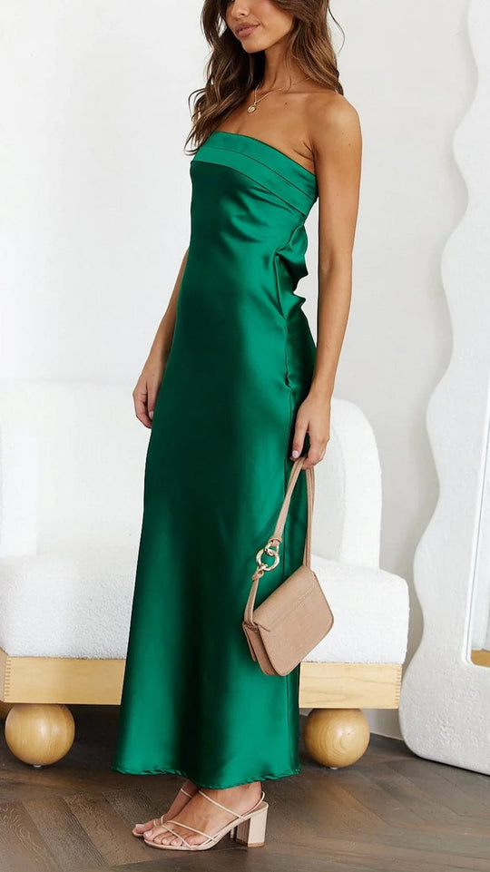 Women's Maxi Slip Wedding Guest Dress