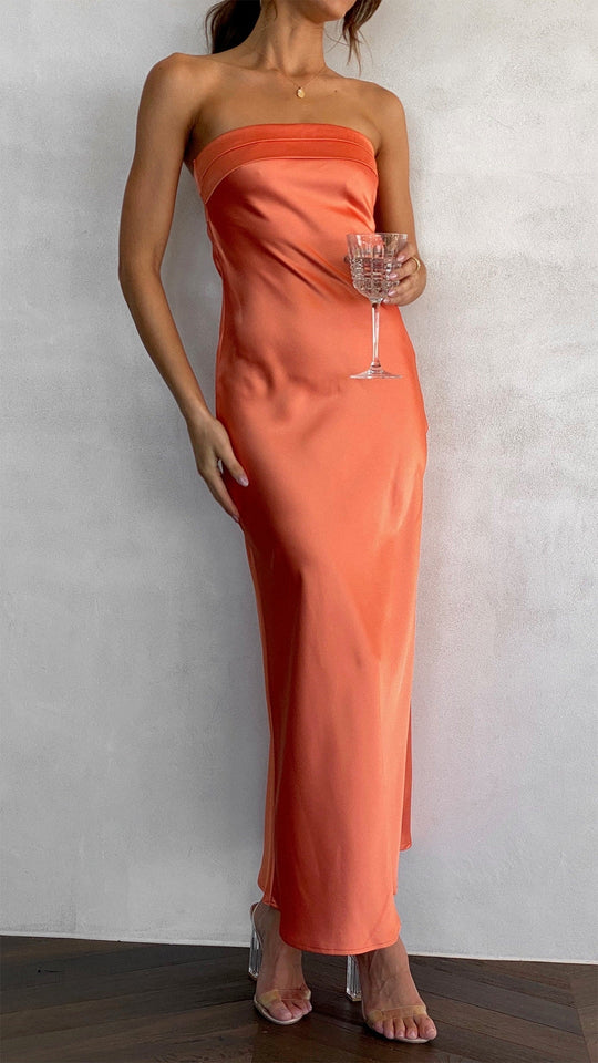 Women's Maxi Slip Wedding Guest Dress