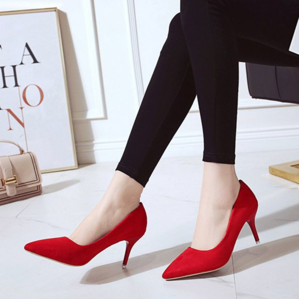 Women’s Pointed Toe Heels With Mid Heel