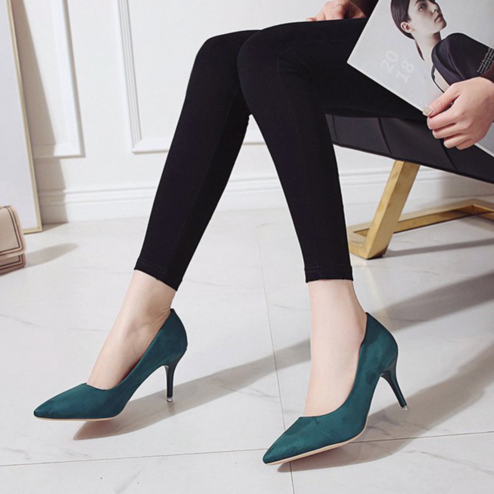 Women’s Pointed Toe Heels With Mid Heel