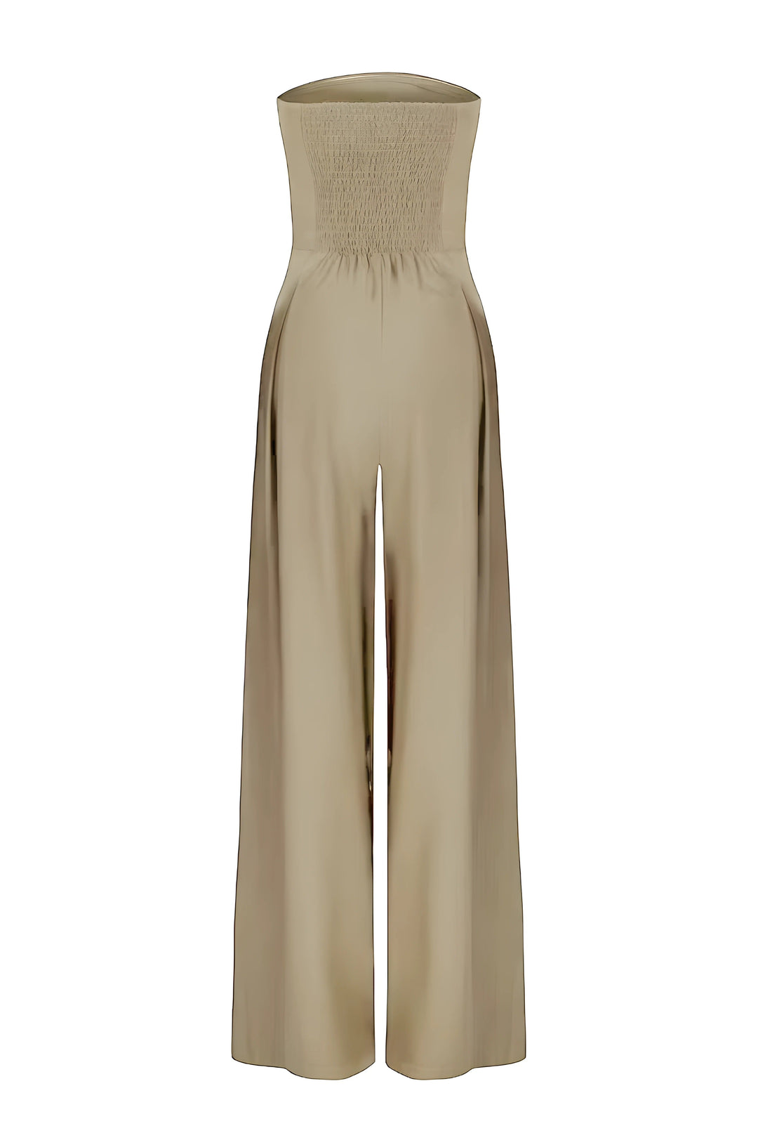 Women's Strapless Jumpsuit with Pockets