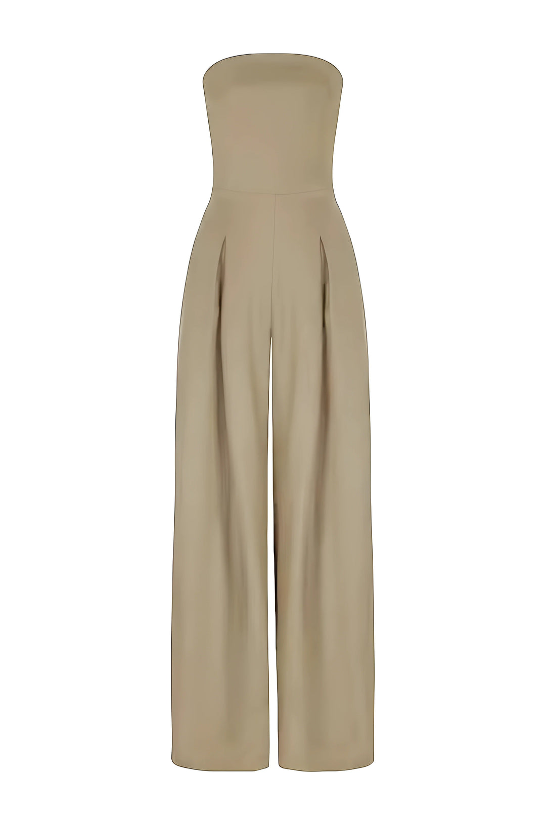 Women's Strapless Jumpsuit with Pockets
