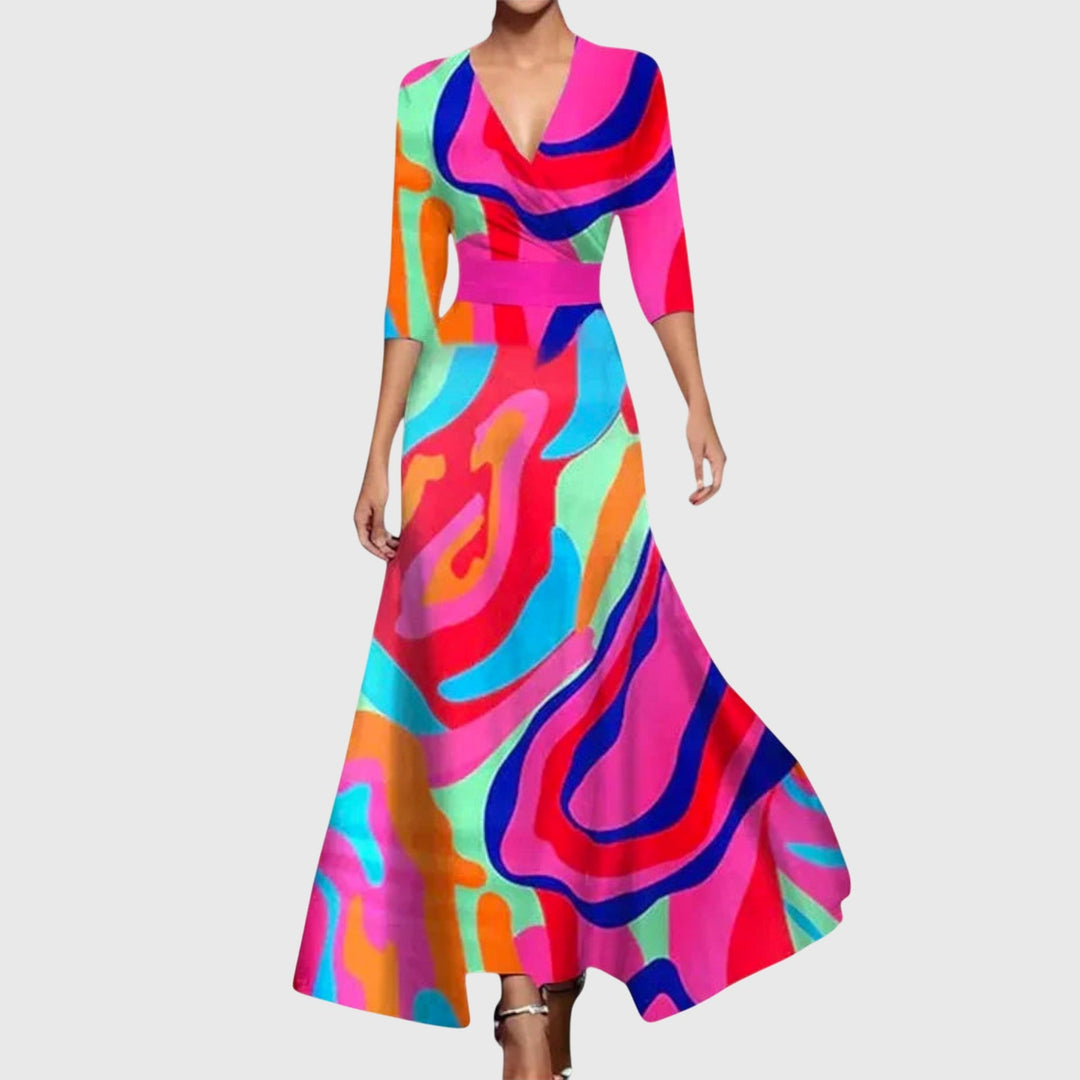 Elegant black evening dress for women featuring a flattering fit, perfect for all occasions, showcasing a stylish design that enhances silhouette and offers comfort. 5