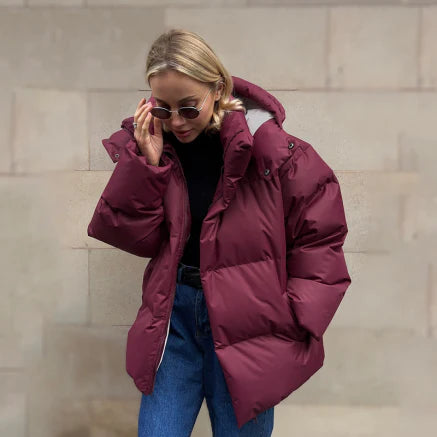 Women's Hooded Warm Puffer Jacket