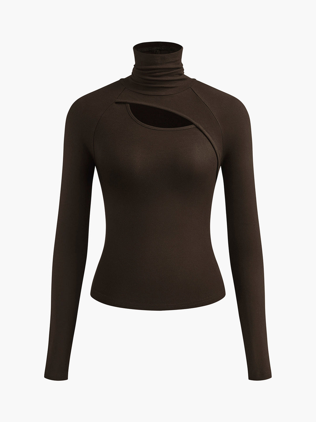 Olivia | Cutout Turtleneck Top