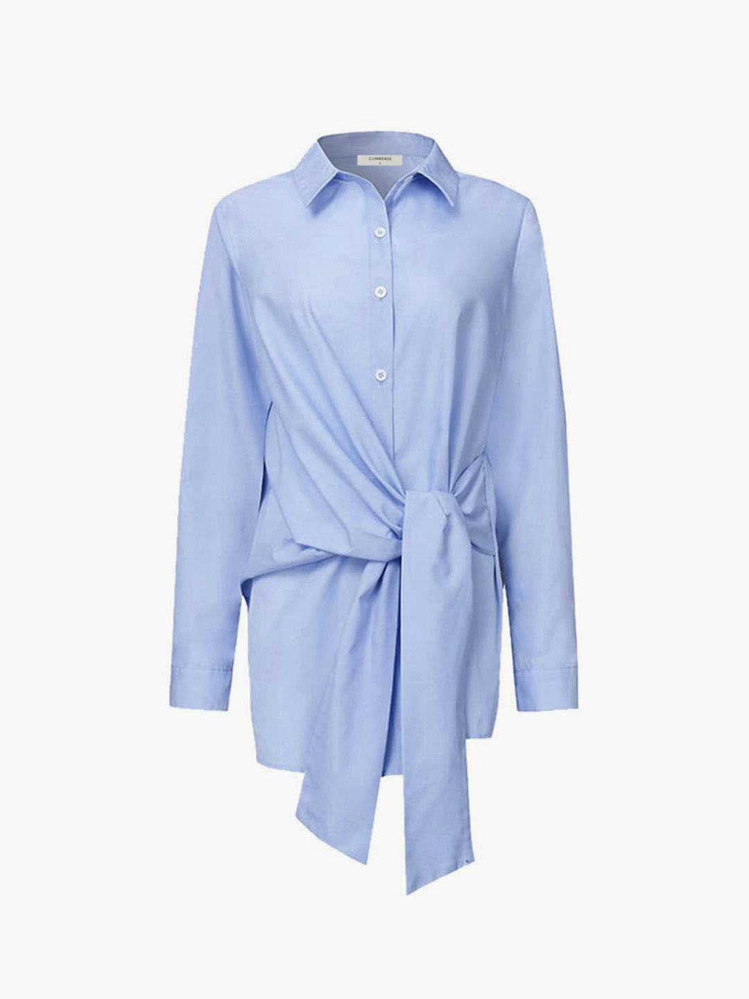 Chloe | Tie-Waist Button-Down Shirt