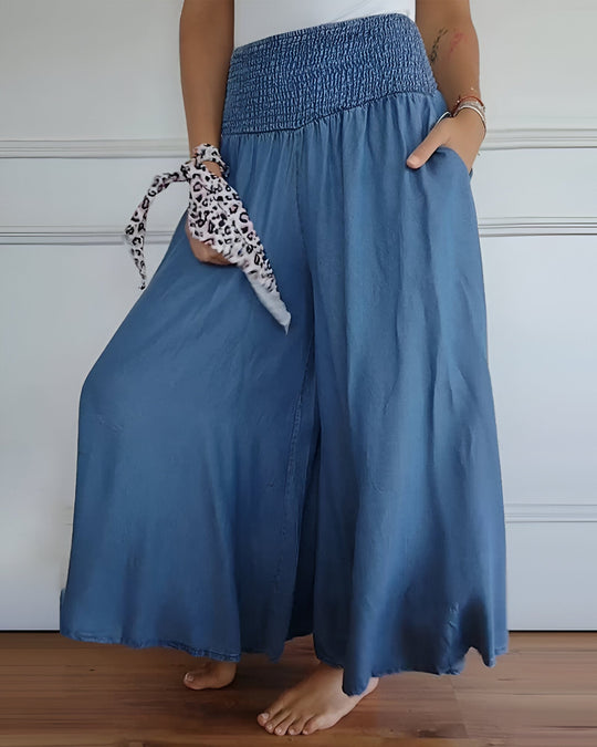 Hannah | Relaxed Fit Elastic Waist Trousers