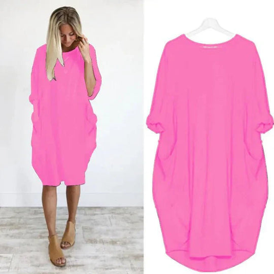 Danielle | Pockets Side Slit Dress