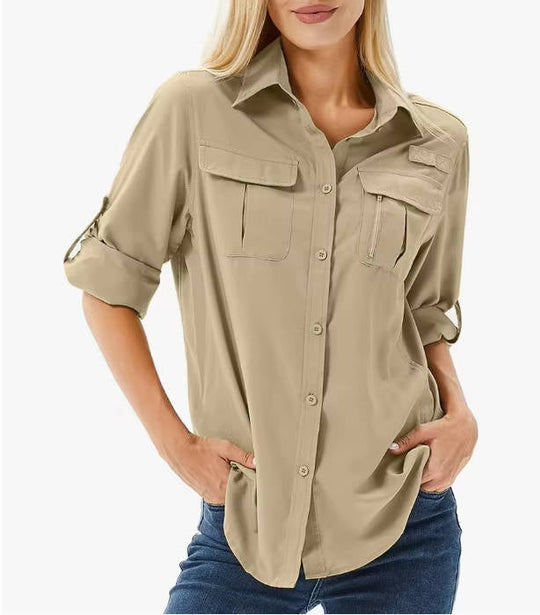 Lily | Roll-Up Sleeve UPF 50+ Shirt