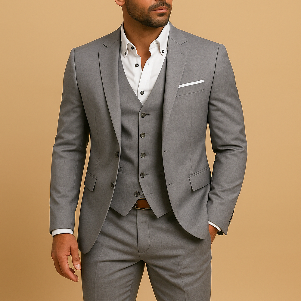 Men's Slim Fit Blazer and Trouser Suit