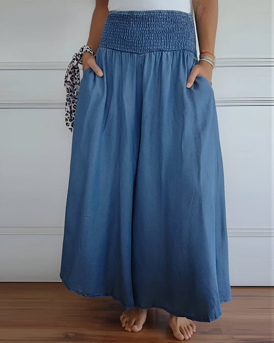 Hannah | Relaxed Fit Elastic Waist Trousers