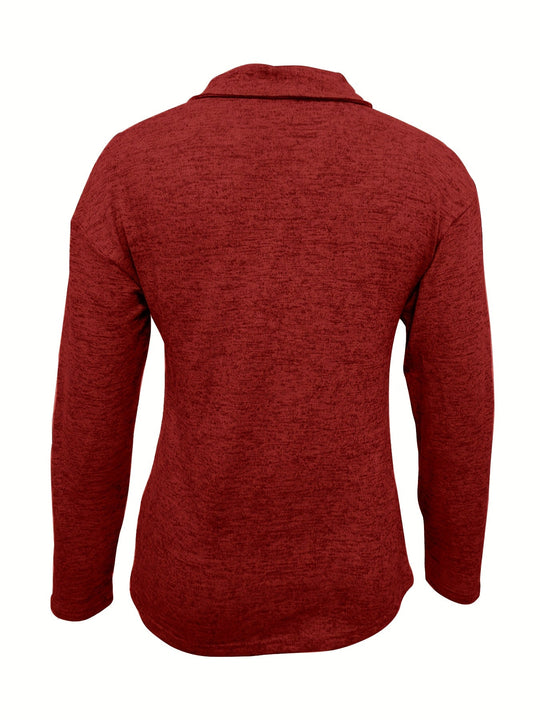 Victoria | Half-Zip Long Sleeve Top