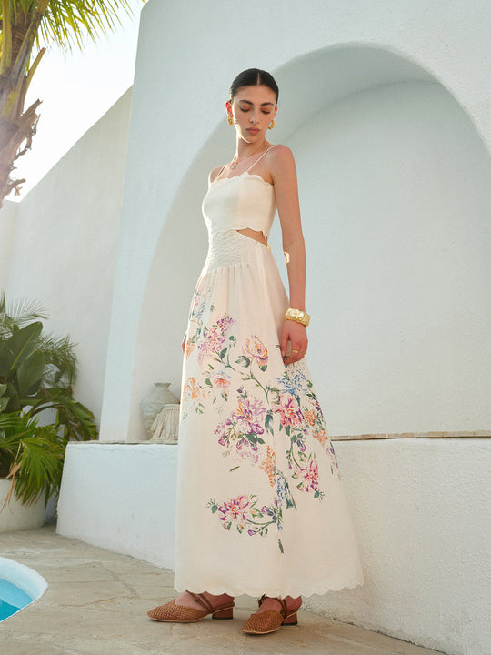 Hazel | Cutout Maxi Sun Dress