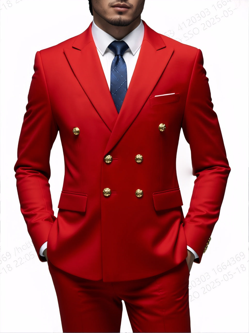 Men’s 2-Piece Double Breasted Suit