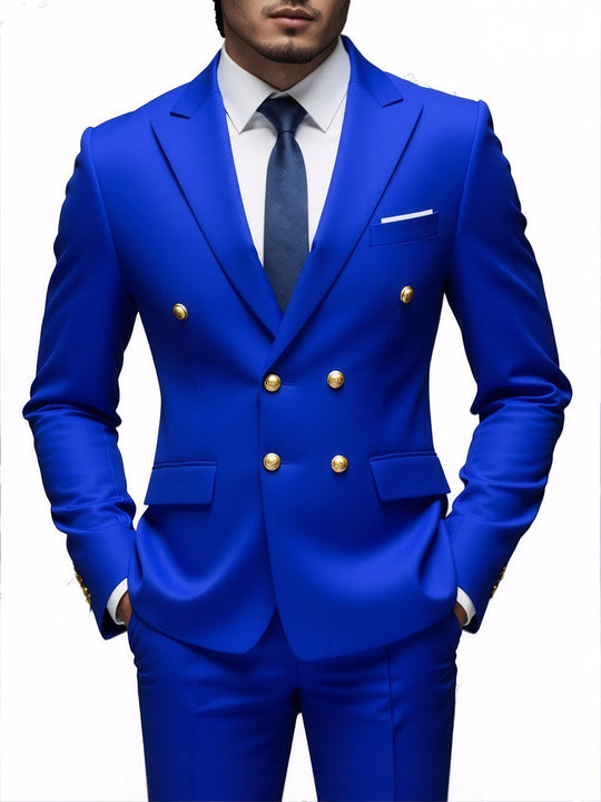 Men’s 2-Piece Double Breasted Suit