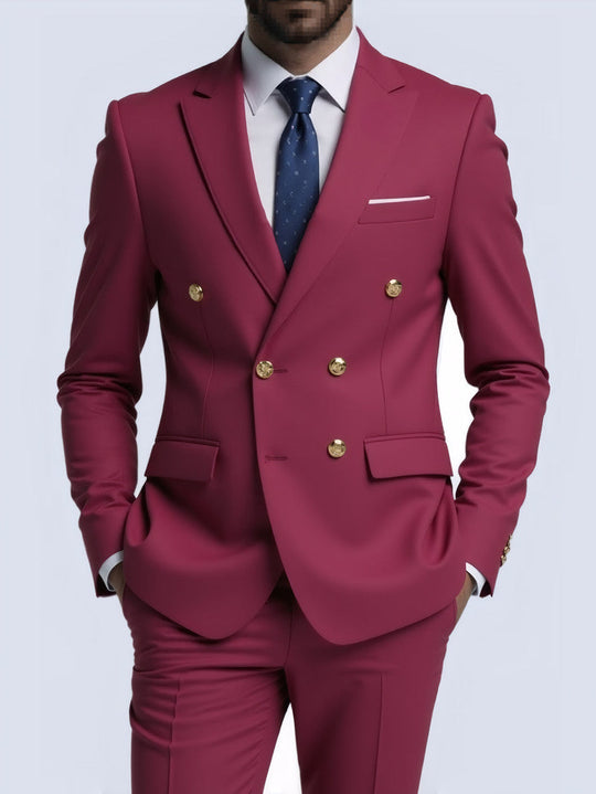 Men’s 2-Piece Double Breasted Suit