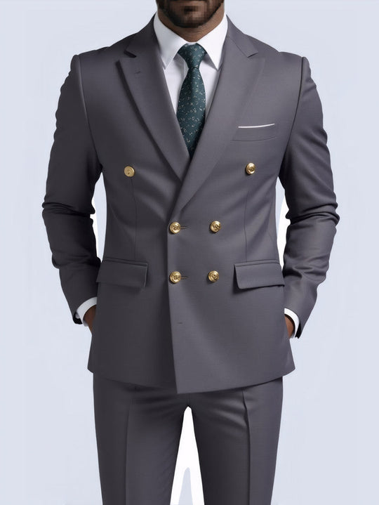 Men’s 2-Piece Double Breasted Suit