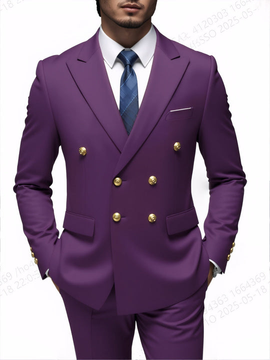 Men’s 2-Piece Double Breasted Suit
