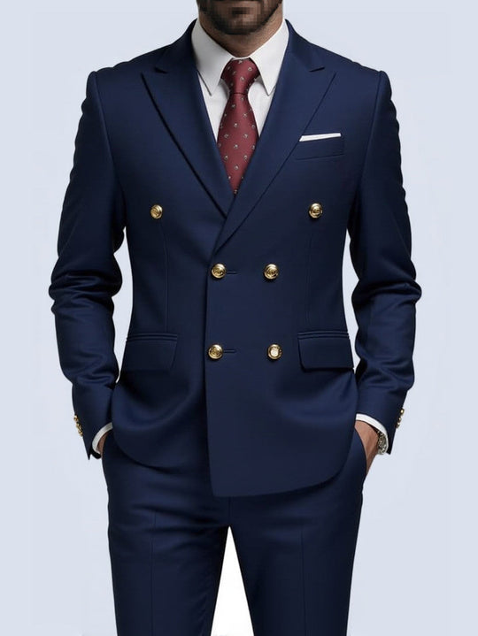 Men’s 2-Piece Double Breasted Suit