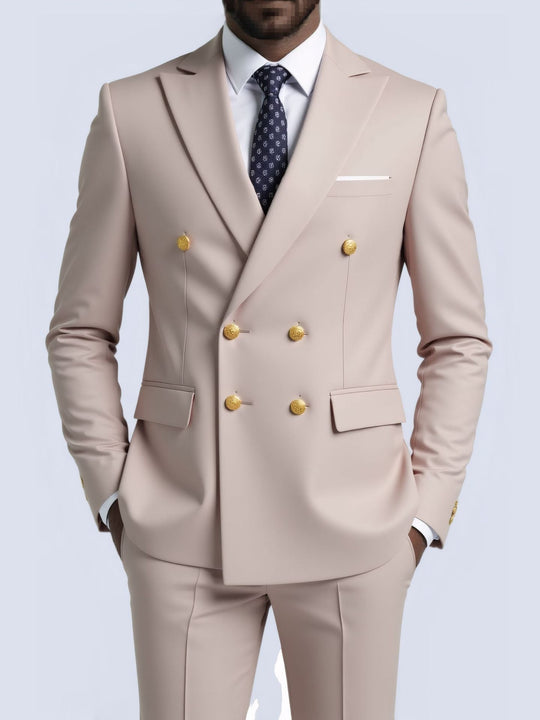 Men’s 2-Piece Double Breasted Suit