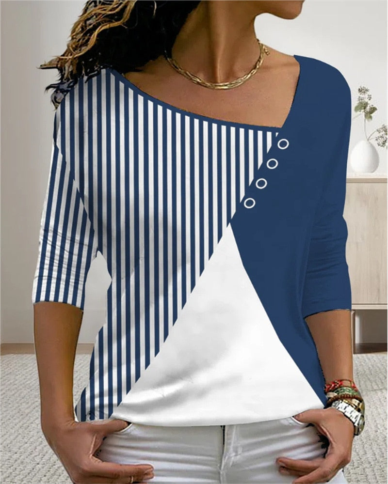 Women's Three Quarter Sleeve Casual Top